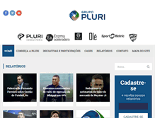 Tablet Screenshot of pluriconsultoria.com.br